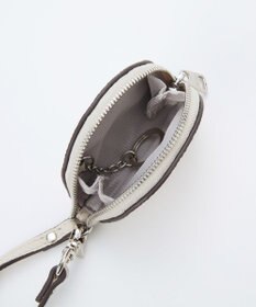 TOPKAPI 【Breath TOPKAPI】シュリンクレザー ハーフムーン ショルダーバッグ / チャーム付き