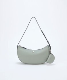 TOPKAPI 【Breath TOPKAPI】シュリンクレザー ハーフムーン ショルダーバッグ / チャーム付き