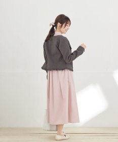 Tiaclasse L ノーカラーデニムジャケット