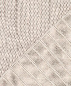 23区 【エステータ】シルクリブ タートルニット