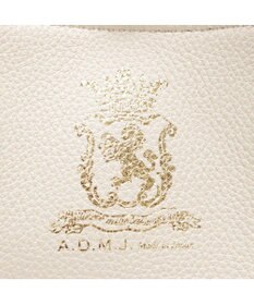 A.D.M.J. 【牛革】モーツァルト/スパニッシュレザーバイカラー金ボタントートS