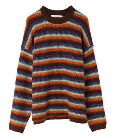 AMERICAN HOLIC グラデーションボーダーニットプルオーバー