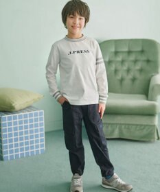 J.PRESS KIDS 【140-170cm】リブライン ロゴカットソー