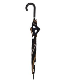 +RING レディース向け プラスリング 雨傘（長）60cm BLK/BRN T1402