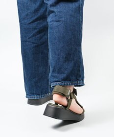 BONTRE 【pied du lapan/ピエドラパン】厚底ベルクロスポーツサンダル/50752ZI