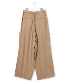 23区 L 【SLOW/一部店舗限定】ガーメントツイル ワイドタック パンツ