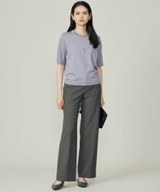 自由区 【アンサンブル対応】アセテートコットンプルオーバー ニット