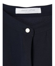 Green Parks イージーケア　比翼ボタンチュニック