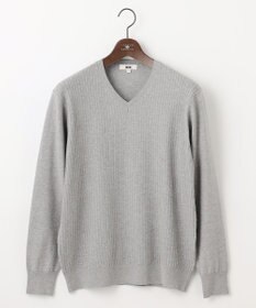 JOSEPH ABBOUD 【洗える/チクチクしない/3シーズン対応】SNOWY Vネック  ニット