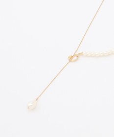 ANY パールラリエットネックレス