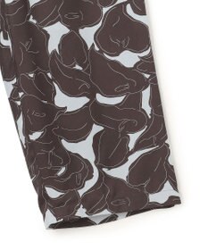 23区 L 【洗える】Ratti フラワーアートプリント ワイド パンツ