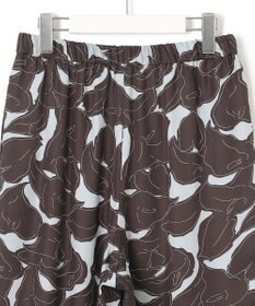 23区 【洗える】Ratti フラワーアートプリント ワイド パンツ