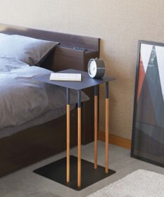 tower 差し込みサイドテーブル プレーン  ブラック