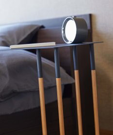 tower 差し込みサイドテーブル プレーン  ブラック