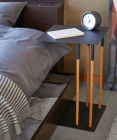 tower 差し込みサイドテーブル プレーン  ブラック