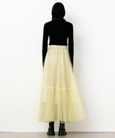 NAVE 【Nave・洗える】チュールフレアースカート