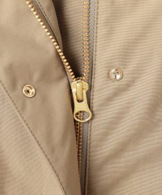 J.PRESS LADIES 【洗える】スパンライクナイロンタッサー フーデット コート