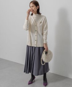 組曲 【加藤ローサさん着用 / 2WAY】スムースストレッチカシュクール カーディガン