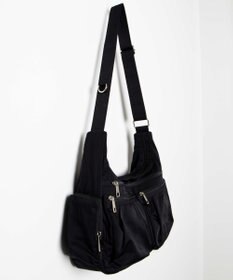 WEGO ポーチ付きナイロンショルダーバッグ