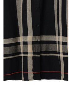 CRAFT STANDARD BOUTIQUE 先染めチェック（大）バンドカラー袖ＲＩＢ　ＯＰ