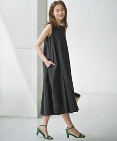 組曲 S 【WEB限定】エンブロイダリーレース ノースリーブワンピース