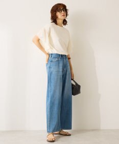 AMERICAN HOLIC 【WEB限定】袖チュールサイドスリットプルオーバー