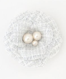 組曲 ツイードパールコサージュ