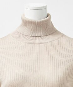 23区 【エステータ】シルクリブ タートルニット