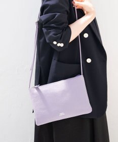 Hekhèr Le Style de Vie 新色追加【日本製】シュリンクレザー スクエアショルダーバッグ