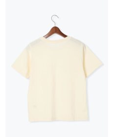 Te chichi フロッキープリントロゴTシャツ