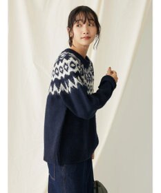 CRAFT STANDARD BOUTIQUE 求心柄ニットプルオーバー