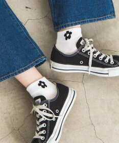 WEGO フラワーショートソックス