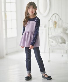 組曲 KIDS 【18-24㎝】かんたんストラップ バレエシューズ