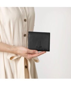 LANVIN en Bleu イエナ 二つ折り中ボックス財布