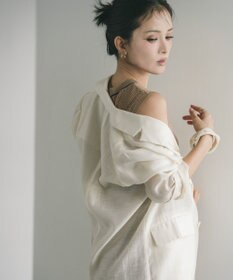 YECCA VECCA シアーテーラードジャケット