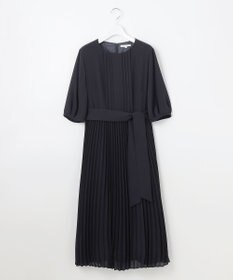 自由区 S 【洗える】シフォンプリーツ ワンピース