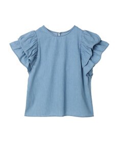 earth music&ecology ボリュームスリーブブラウス