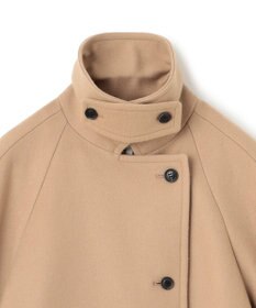 BEIGE， GABELLE / ミドル丈スタンドカラーウールコート