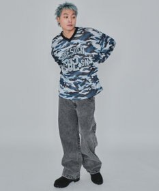 WEGO 【ユニセックス着用ITEM/MLサイズ展開】カモフラナンバリングホッケーT（LS）