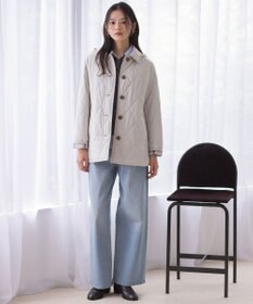 J.PRESS LADIES L 【一枚着で決まる】フェイクシャツジャージー 襟付き カットソー