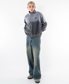 WEGO 【ユニセックス着用ITEM】ブリーチロゴベロアトラックジャケット