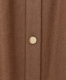 GRACE CONTINENTAL リネンタッチサファリドレス