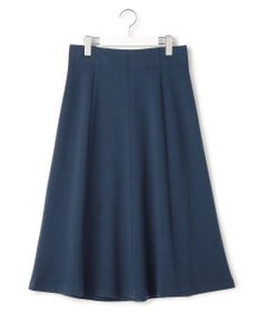 ICB 【洗える】 シルキーウールダブルフェイス ニットフレアスカート