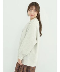 earth music&ecology 裏毛ロゴチュニック