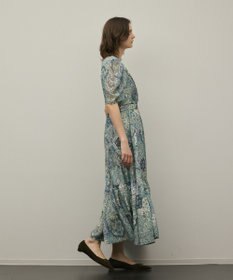 GRACE CONTINENTAL パッチワークプリントワンピース