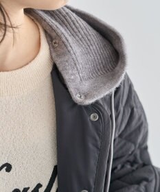 Green Parks ２ＷＡＹニットフードキルティングブルゾン