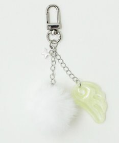 WEGO ファーエンジェルキーホルダー