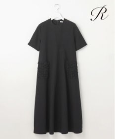 ハンドメイド　日本製上質コットンリネンワンピース R(アール)】コットンリネン ポケットデザイン ワンピース / 23区
