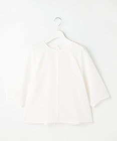 自由区 L 【人気素材・NEWデザイン】ラスティックメッシュラグランスリーブ ブラウス