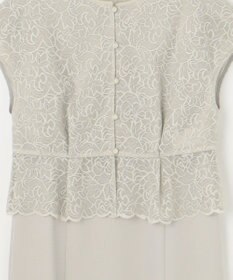 自由区 【カタログ掲載・洗える】レースブラウスコンビ ワンピース